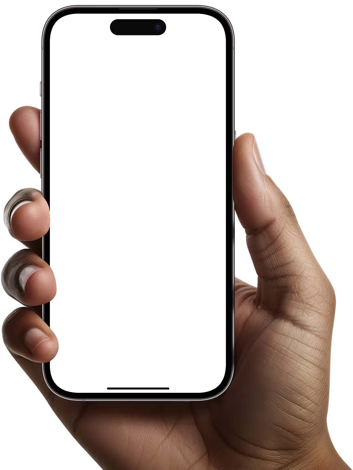 A hand holding a phone running Kalocian